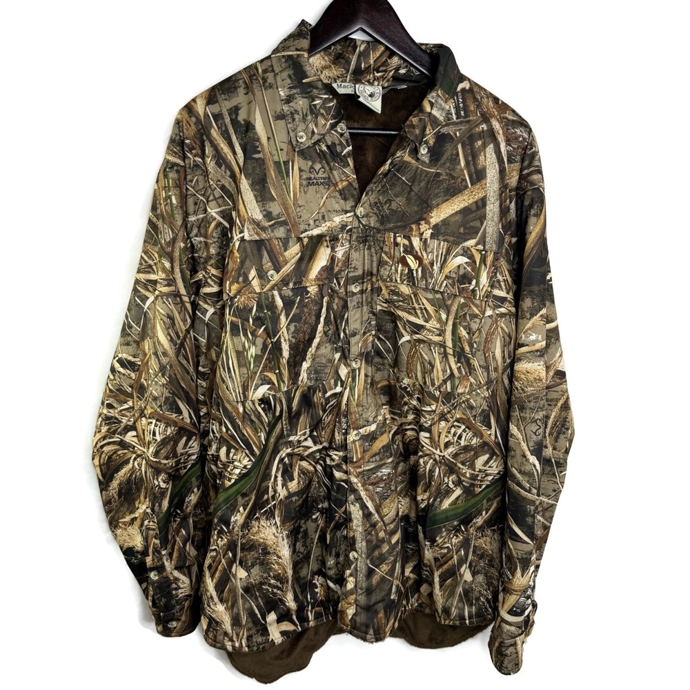 Mack’s Prairie Wings Primaloft Heavy Button Down Waterfowl Hunting Shirt Over